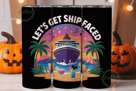 Ship Faced Cruise 20oz Tumbler Wrap Sublimation PixelChick 