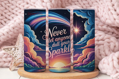 Shooting Star Sparkle 20oz Tumbler Wrap Sublimation DesignSVG 