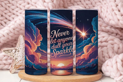 Shooting Star Sparkle 20oz Tumbler Wrap Sublimation DesignSVG 