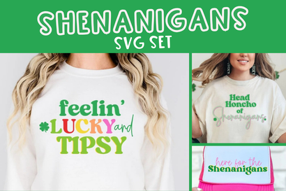 Shenanigans SVG Set For St. Patrick's Day