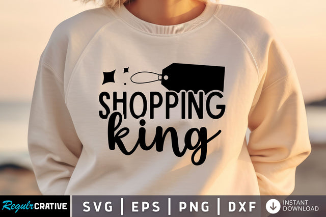 Shopping king svg design SVG Regulrcrative 