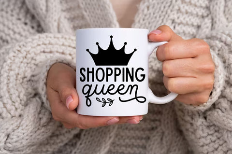Shopping queen svg design SVG Regulrcrative 