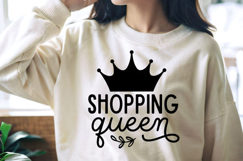 Shopping queen svg design SVG Regulrcrative 