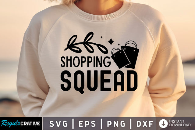 Shopping squead svg design SVG Regulrcrative 