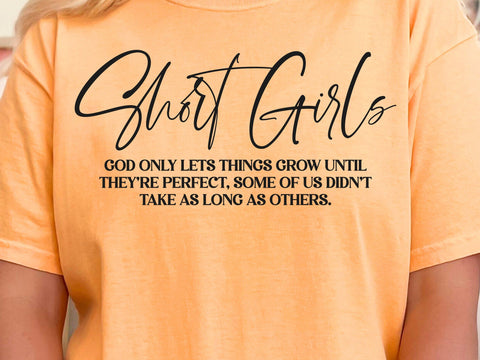 Short Girls Svg, Christian Svg, Religious Svg, Faith Svg, Jesus Svg, Bible Quote Svg, Silhouette SVG DesignDestine 