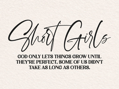 Short Girls Svg, Christian Svg, Religious Svg, Faith Svg, Jesus Svg, Bible Quote Svg, Silhouette SVG DesignDestine 