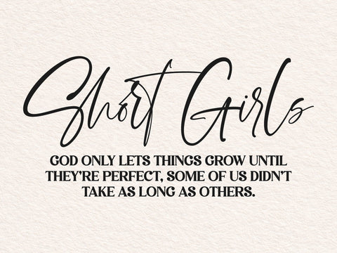 Short Girls Svg, Christian Svg, Religious Svg, Faith Svg, Jesus Svg, Bible Quote Svg, Silhouette SVG DesignDestine 