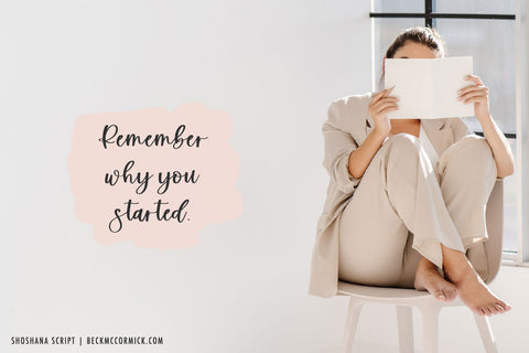 Shoshana Script Font Beck McCormick 