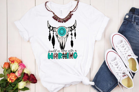 Should've Come with a Warning - Western Sublimation Sublimation CraftLabSVG 