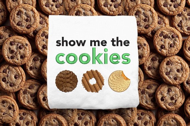 Show Me the Cookies Embroidery Embroidery/Applique DESIGNS Designed by Geeks 