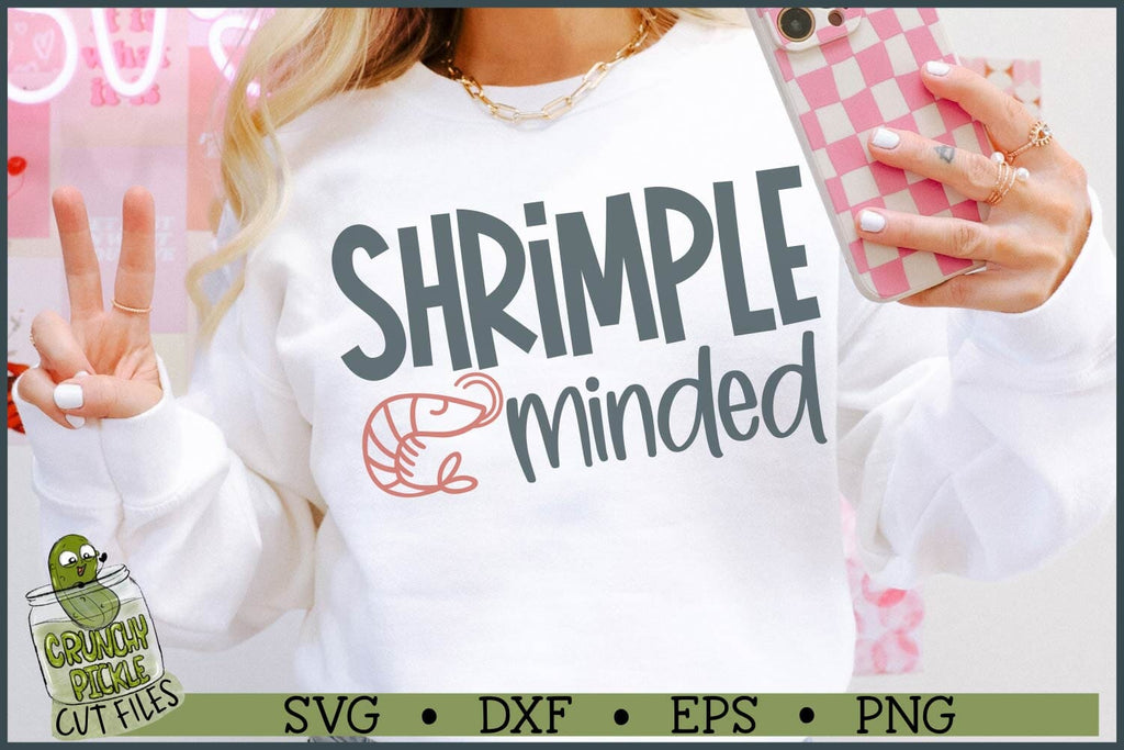 Shrimple Minded SVG file - So Fontsy
