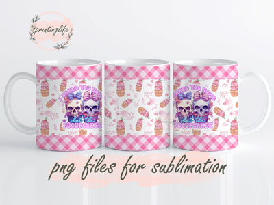 Shut The Fucupcakes Instant Digital Design Download Mug Wrap Design, Mug Design PNG Sublimation PrintingLife 
