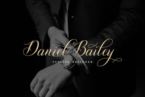 Shutterday Calligraphy Script Font Heinzel Studio 