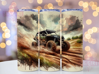 Side By Side Tumbler, ATV Wrap Design, Sublimation PNG, 20oz Tumbler Design, Outdoor Adventure Gift, ATV Lover Gift, Custom Tumbler Wrap Sublimation SvggirlplusArt 