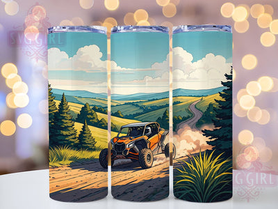 Side By Side Tumbler, ATV Wrap Design, Sublimation PNG, 20oz Tumbler Design, Outdoor Adventure Gift, ATV Lover Gift, Custom Tumbler Wrap Sublimation SvggirlplusArt 
