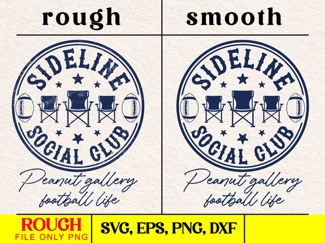 Sideline Social Club Football SVG, Family Shirt Design, Football Design Svg SVG DesignDestine 