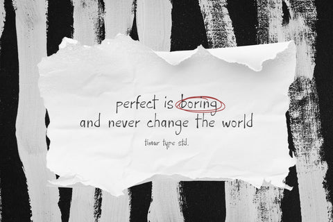 Sidewalk Notes - Imperfect Handbrushed Font Font Timur type 