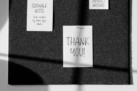 Sidewalk Notes - Imperfect Handbrushed Font Font Timur type 