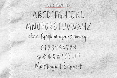 Sidewalk Notes - Imperfect Handbrushed Font Font Timur type 