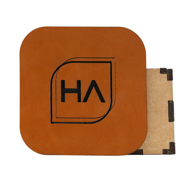 Signature Rawhide/Black MakerLeatherette Sheet Physical Houston Acrylic 