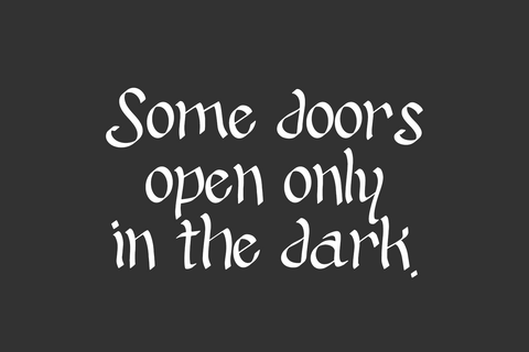 Silent Hollow - A Display Font Font Beck McCormick 