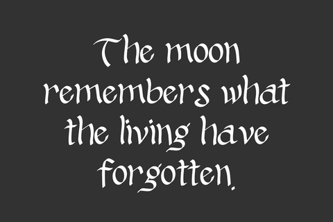 Silent Hollow - A Display Font Font Beck McCormick 
