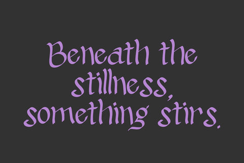 Silent Hollow - A Display Font Font Beck McCormick 