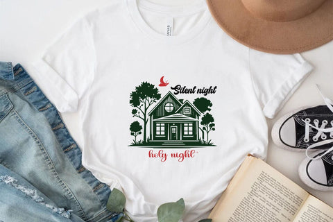 Silent night holy night SVG Angelina750 