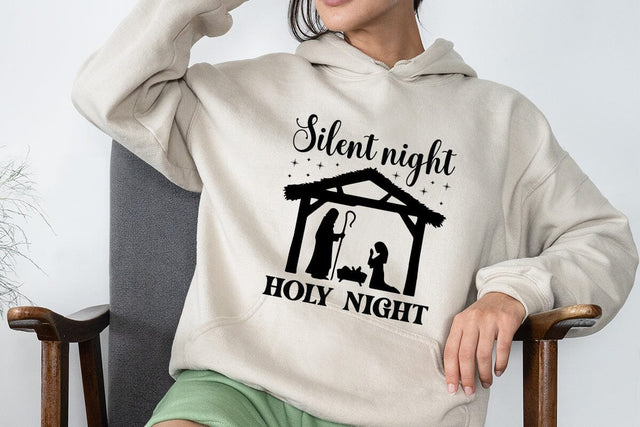 Silent night holy night SVG Angelina750 