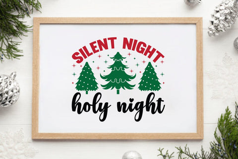 Silent night holy night SVG Angelina750 