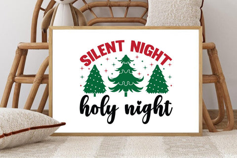 Silent night holy night SVG Angelina750 
