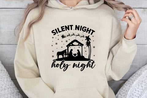 Silent night holy night SVG Angelina750 