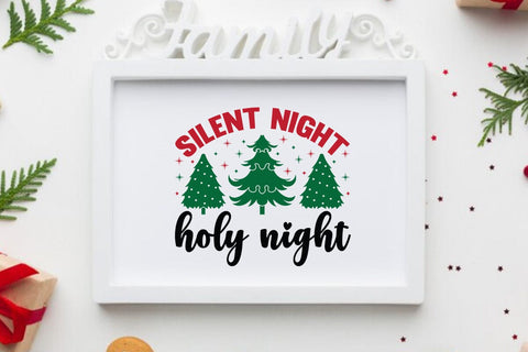 Silent night holy night SVG Angelina750 