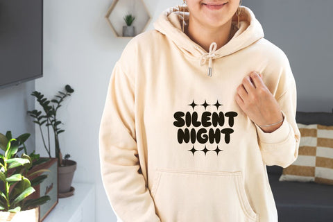 Silent Night - Retro Bubble Font Font Masyafi Studio 