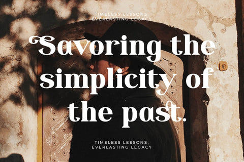 Silenta Vintage - Alternate Serif Font Font Letterena Studios 