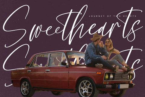 Silentone Barcelona - Modern Script Font Font Letterena Studios 