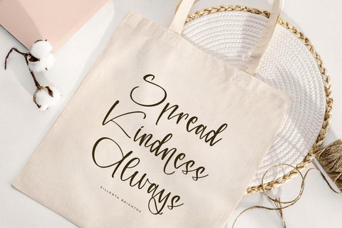 Sillenta Brighten - Modern Handwritten Font Font Letterena Studios 