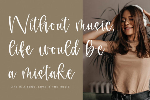 Sillenta Brighten - Modern Handwritten Font Font Letterena Studios 