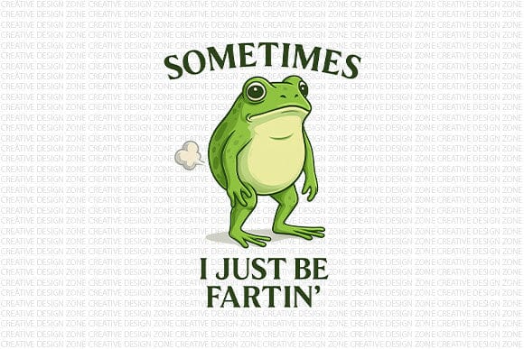 Silly Frog Humor Sublimation PNG SVG BillahCrafts 