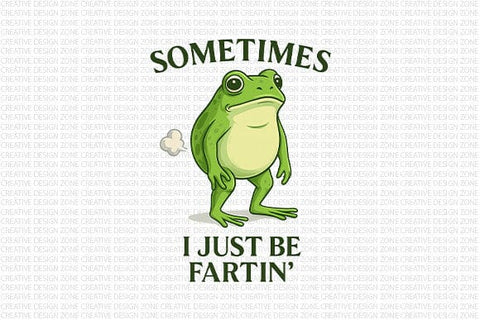 Silly Frog Humor Sublimation PNG SVG BillahCrafts 