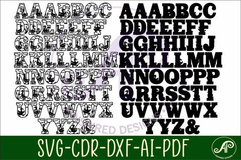 Silly Goose alphabet letters laser cut files SVG - digital download 52 letter options Geese themed name sign SVG APInspireddesigns 