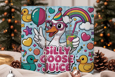 Silly Goose Juice 20oz Tumbler Wrap Sublimation DesignSVG 