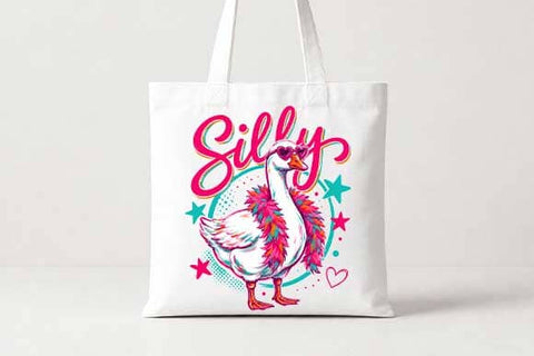 Silly Goose PNG | Funny Goose Sublimation Design Digital Download SVG BillahCrafts 