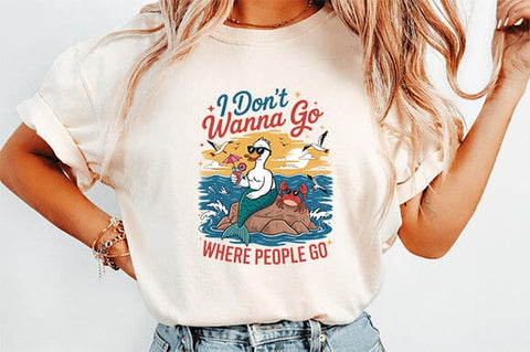 Silly Goose Summer PNG Sublimation SVG Svgcraft 