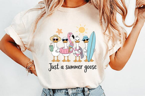 Silly Goose Summer PNG Sublimation SVG Svgcraft 