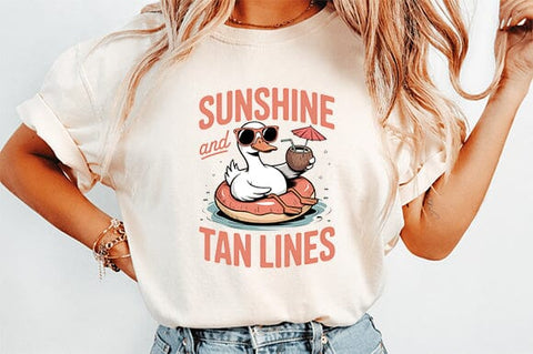 Silly Goose Summer PNG Sublimation SVG Svgcraft 