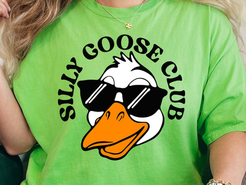 Silly Goose Svg Png, Silly Goose Club Svg Png Pdf, Silly Goose Shirt Svg Png, Silly Goose Sublimation, Goose Svg Png, Funny Goose Svg Png SVG DesignDestine 