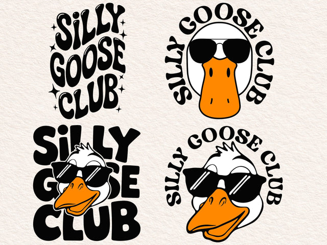 Silly Goose Svg Png, Silly Goose Club Svg Png Pdf, Silly Goose Shirt Svg Png, Silly Goose Sublimation, Goose Svg Png, Funny Goose Svg Png SVG DesignDestine 