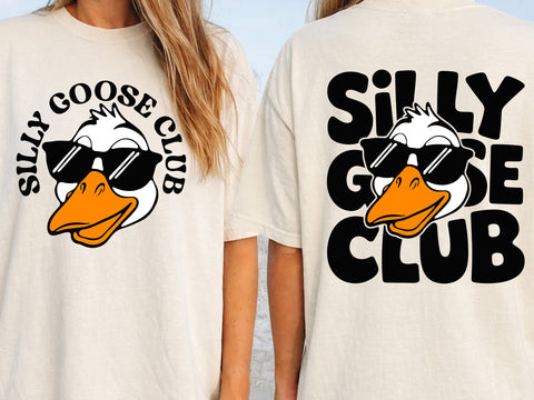 Silly Goose Svg Png, Silly Goose Club Svg Png Pdf, Silly Goose Shirt Svg Png, Silly Goose Sublimation, Goose Svg Png, Funny Goose Svg Png SVG DesignDestine 