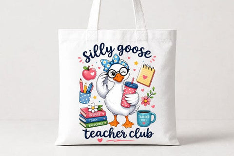 Silly Goose Teacher PNG | Cute Teacher Club PNG SVG BillahCrafts 